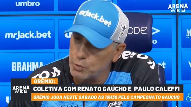 COLETIVA RENATO GÁUCHO e PAULO CALEFFI | AO VIVO | Grêmio смотреть онлайн