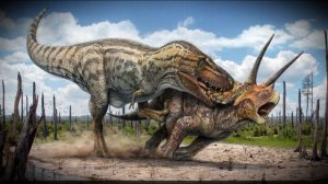 Динозавры. Трицератопс. Triceratops.