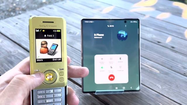 Incoming Call Sony Ericsson K500i Java & Samsung Galaxy Fold3 Android смотреть онлайн