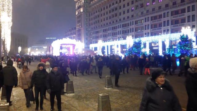 Новогодняя Москва 2019, Охотный ряд смотреть онлайн