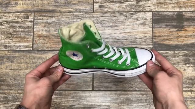 КЕДЫ CONVERSE CHUCK TAYLOR ALL STAR GREEN HI*** смотреть онлайн