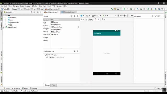 Android Sinhala Tutorial #1 - Intro to Android Studio смотреть онлайн