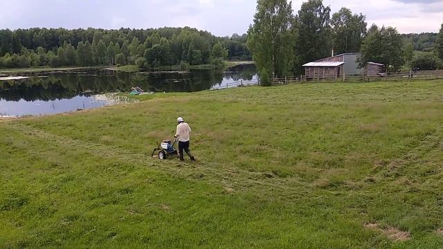 Роторная косилка Заря для мотоблока Нева