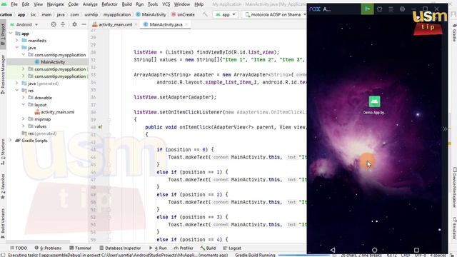 How to #Listview #Using #Array with #Item #Click #Listener in #Java #File #Android #Studio #2022 смотреть онлайн