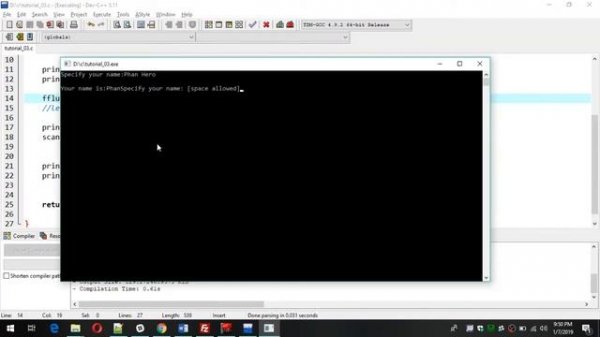How to read string with space in C program?