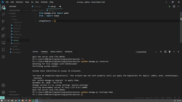 Hello World Website with Python Django in 15 minutes смотреть онлайн