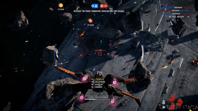 Star Wars Battlefront 2: Starfighter Assault Gameplay (No Commentary)