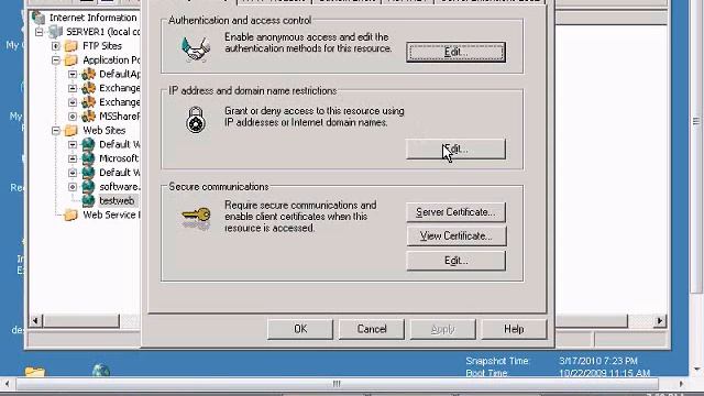 Enable all IP address access to a website in Windows IIS смотреть онлайн
