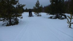 Самодельный снегоход из мотоцикла "Тула".