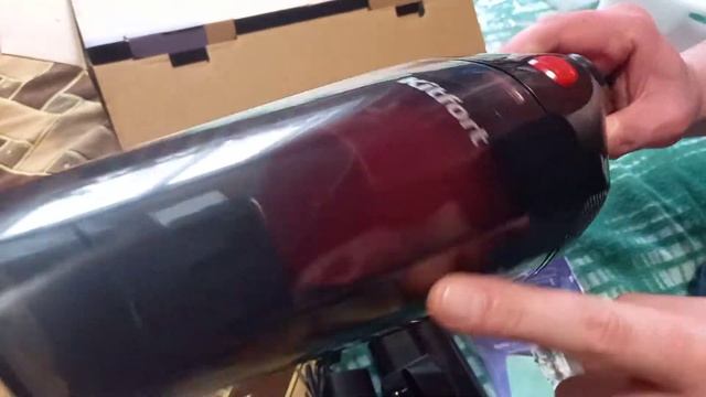 Распаковка - Портативный пылесос Kitfort КТ-591 смотреть онлайн