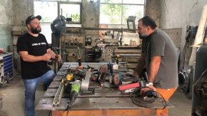 Настоящая мастерская по металлу.