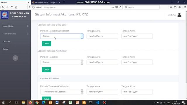 Pemrograman Akuntansi I - Pertemuan 12 (Part 2) смотреть онлайн