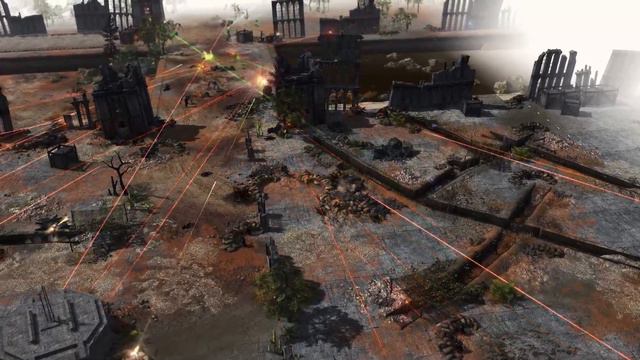 Necron Assault Imperial Trench line | Cinematic | Warhammer 40k |Men of War смотреть онлайн