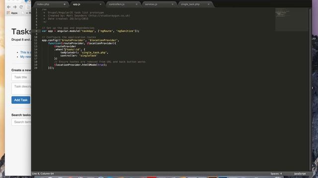 AngularJS + Drupal 8 REST API смотреть онлайн