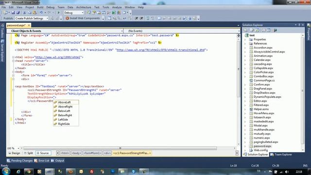 .NET Ajax Password смотреть онлайн