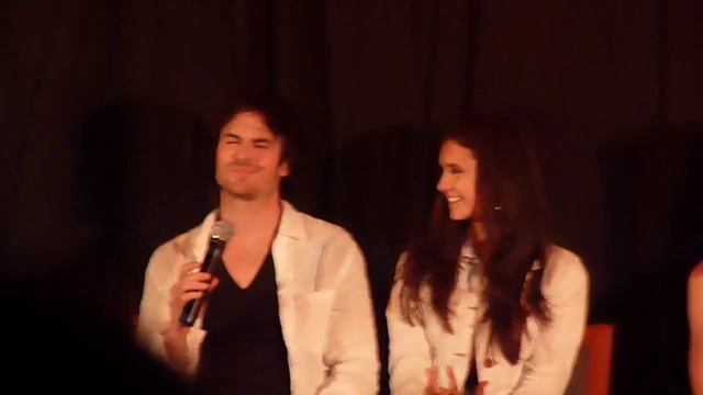 Ian Somerhalder & Nina Dobrev At The Mystic Love Convention !