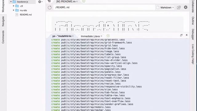 Installing Keystone JS on Cloud9 смотреть онлайн