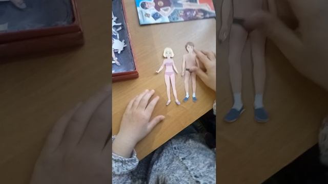 Одежда для кукол из бумаги смотреть онлайн