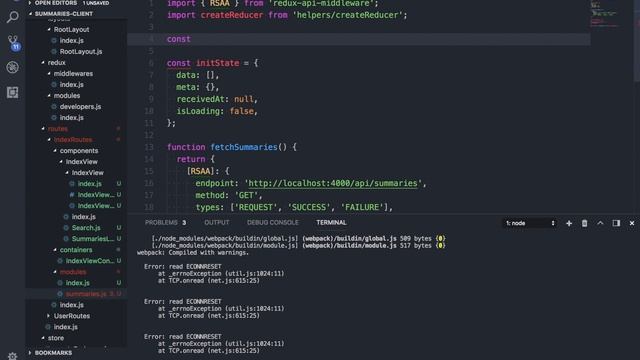 21. Разработка веб приложения koajs, reactjs. Получение резюме из api сервера смотреть онлайн