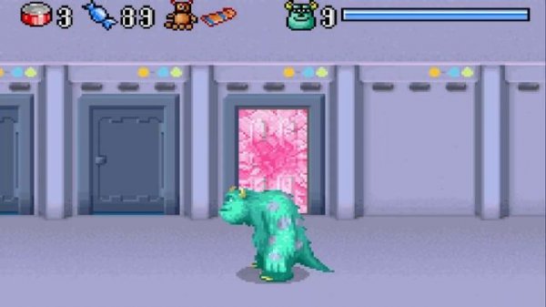 Monsters, Inc. Game Boy Advance Playthrough