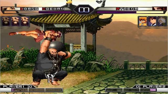 [KOF Mugen] chang koehan Team VS chin athena sie kensou Team смотреть онлайн