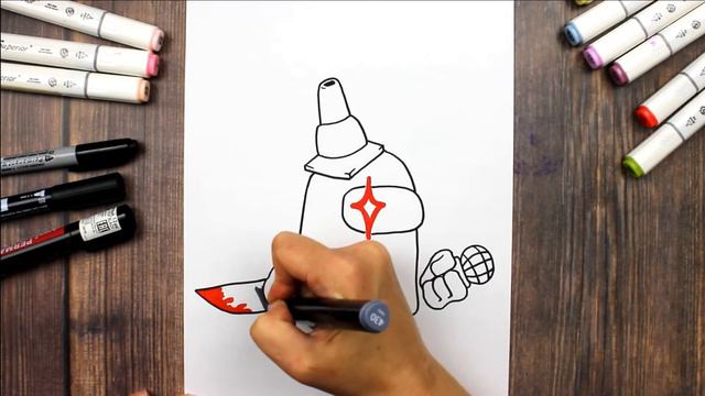 Drawing FnF Vs Imposter V3 | Friday Night Funkin