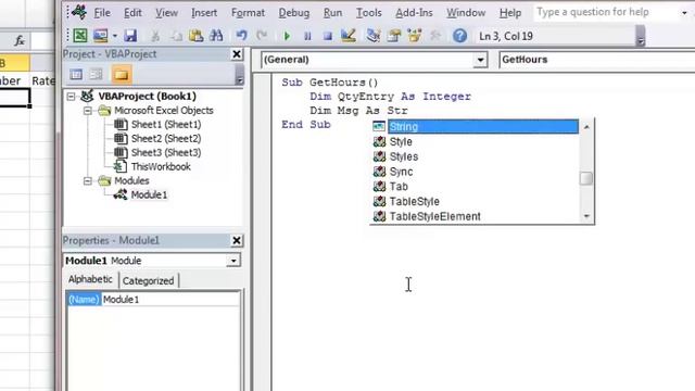 Excel 2010 VBA Tutorial 6: Creating User Input Message Box смотреть онлайн