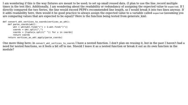 Code Review: Pytest fixture for testing a vertex-parsing function смотреть онлайн