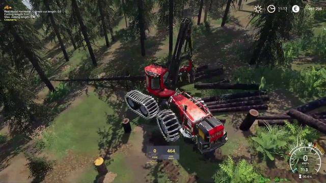 Komatsu951 Head :C164?Logging?FS19?New Map?We are testing new mods.?Work in on large mountain slope смотреть онлайн