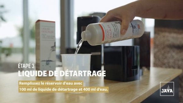 JAVA Capsule System One | Entretien