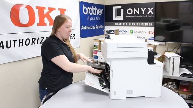 Brother MFC L8900 | Onyx Imaging | Tulsa Printer Repair | How to Clear Paper Jam смотреть онлайн