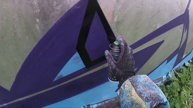 Graffiti bombing Rebel813 . смотреть онлайн