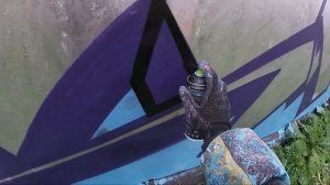 Graffiti bombing Rebel813 .