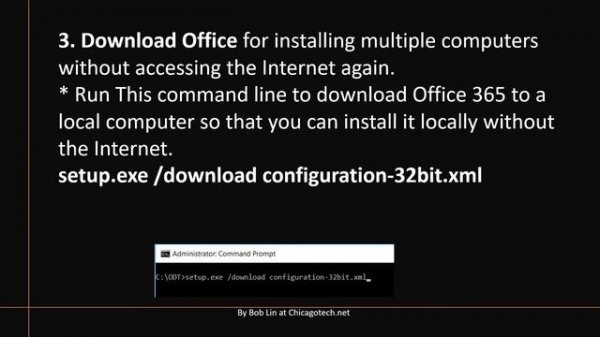How to use Office Deployment Tool ODT to install Office