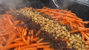 САМАРКАНДСКИЙ плов в казане на костре ! как приготовить восточное блюдо мясо