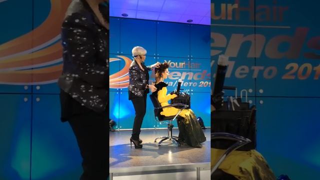 Елена Филоненко на your hair trends 2015 прическа смотреть онлайн