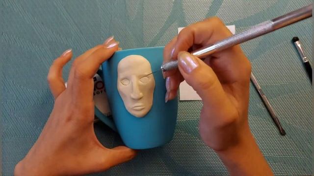 Маска Сальвадора Дали из полимерной глины. Бумажный дом. Как слепить маску.Polymer clay tutorial.Di смотреть онлайн