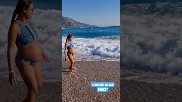 Beautiful place to visit in Turkey#Oludeniz beach смотреть онлайн