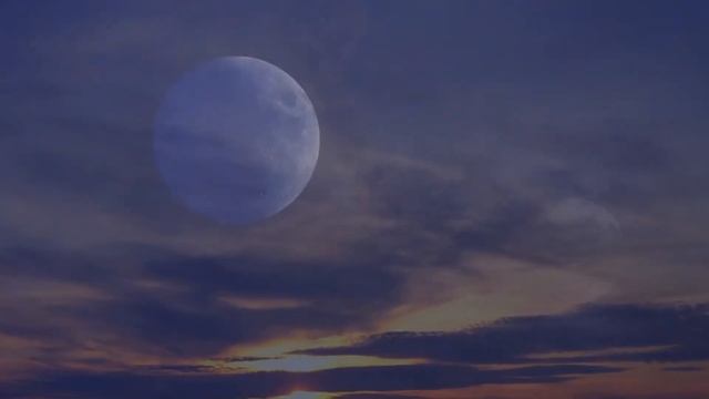 Темная ночь с музыкой, Релакс для улучшения сна. Луна и сверчки. Луна в близи! Сияние луны смотреть онлайн