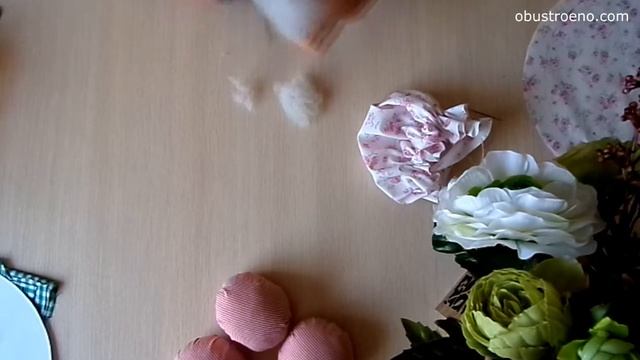 Цветок из ткани смотреть онлайн