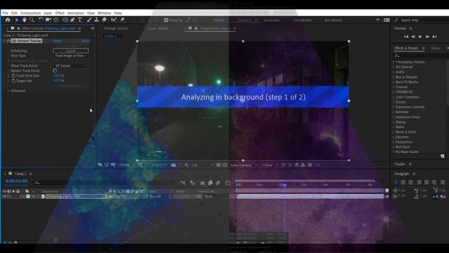 After Effects VFX 3D эффект - Огненный ШАР в видео с Track Camera смотреть онлайн