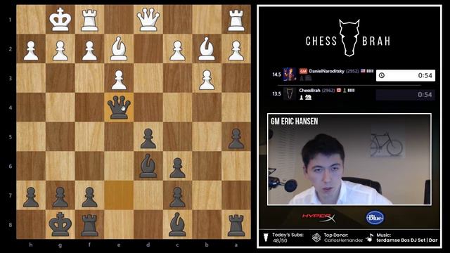 GM Eric Hansen VS GM Daniel Naroditsky | BULLET MATCH смотреть онлайн
