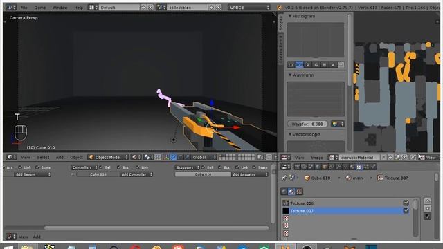 Making a game in UPBGE part 17 Glowing beam using Bloom filter смотреть онлайн