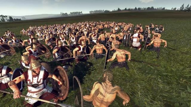 ROME II Total War : Spartan Hoplites VS Night Hunters смотреть онлайн