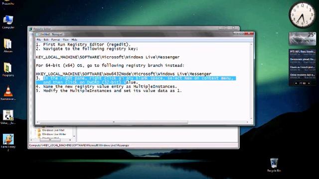 Enable Multiple logins in Windows Live Messenger смотреть онлайн