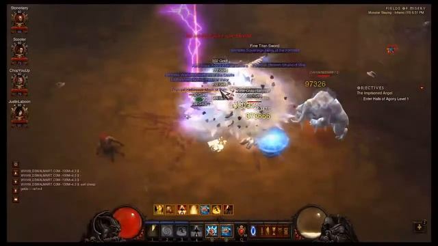 Diablo 3 Mp 10 Fields of Misery w/ full group смотреть онлайн