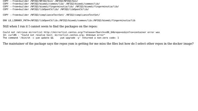 Unix & Linux: Force Centos Docker Image to Use European Mirrors смотреть онлайн