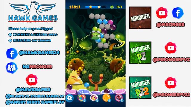 Angry Birds Stella POP Bubble Shooter Level 356 - Walkthrough, No Boosters смотреть онлайн