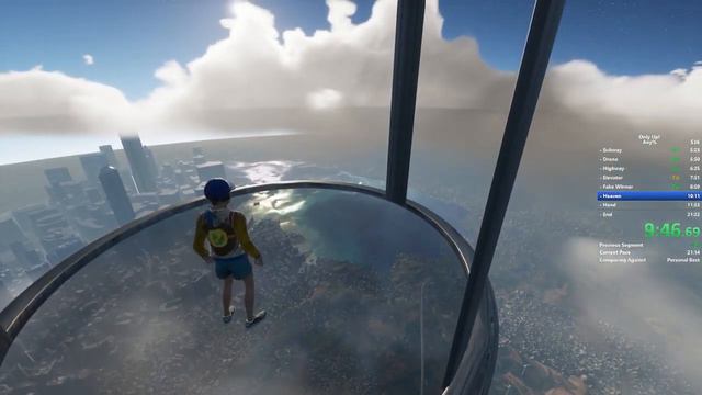 Он прошел Only Up за 19 минут /#onlyup это как? баг ли это...