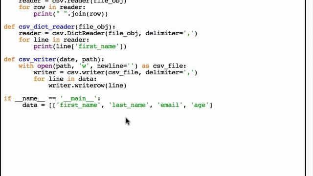 Python 101: Episode #13 - The csv module смотреть онлайн